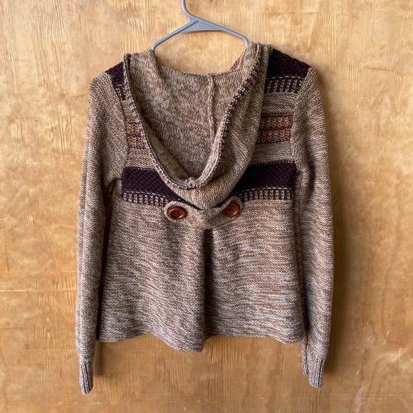 In Stitches Wool Blend Natural Cardigan - Picture 8 of 9